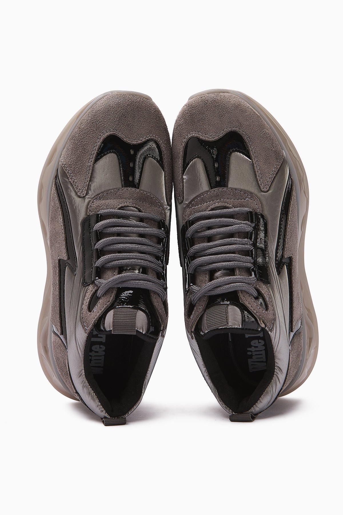 Tolin Grey Parachute Fabric Women's Sneakers
