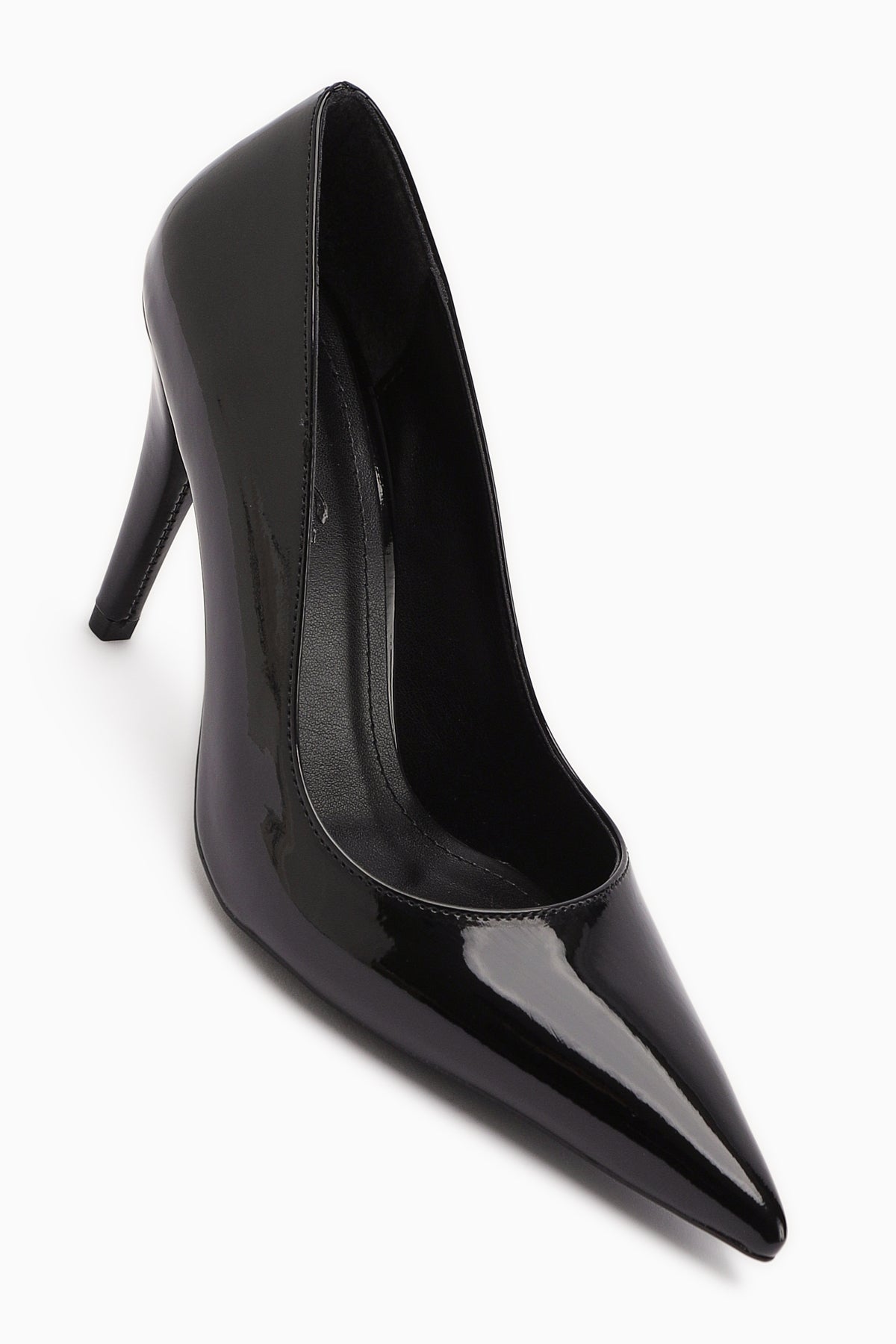 Nancy Women's Black Patent Leather Stiletto Heels