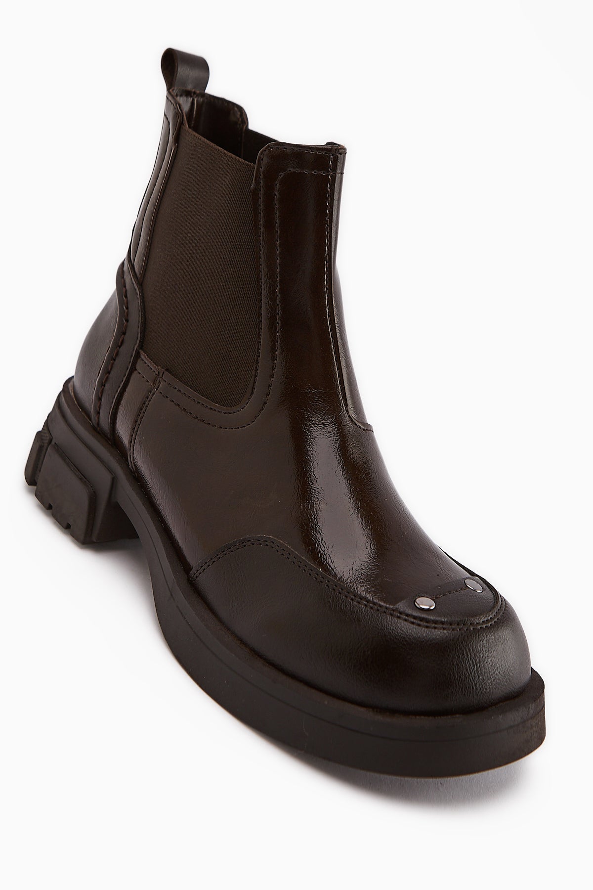 Emely Coffee Elastic Women's Boot