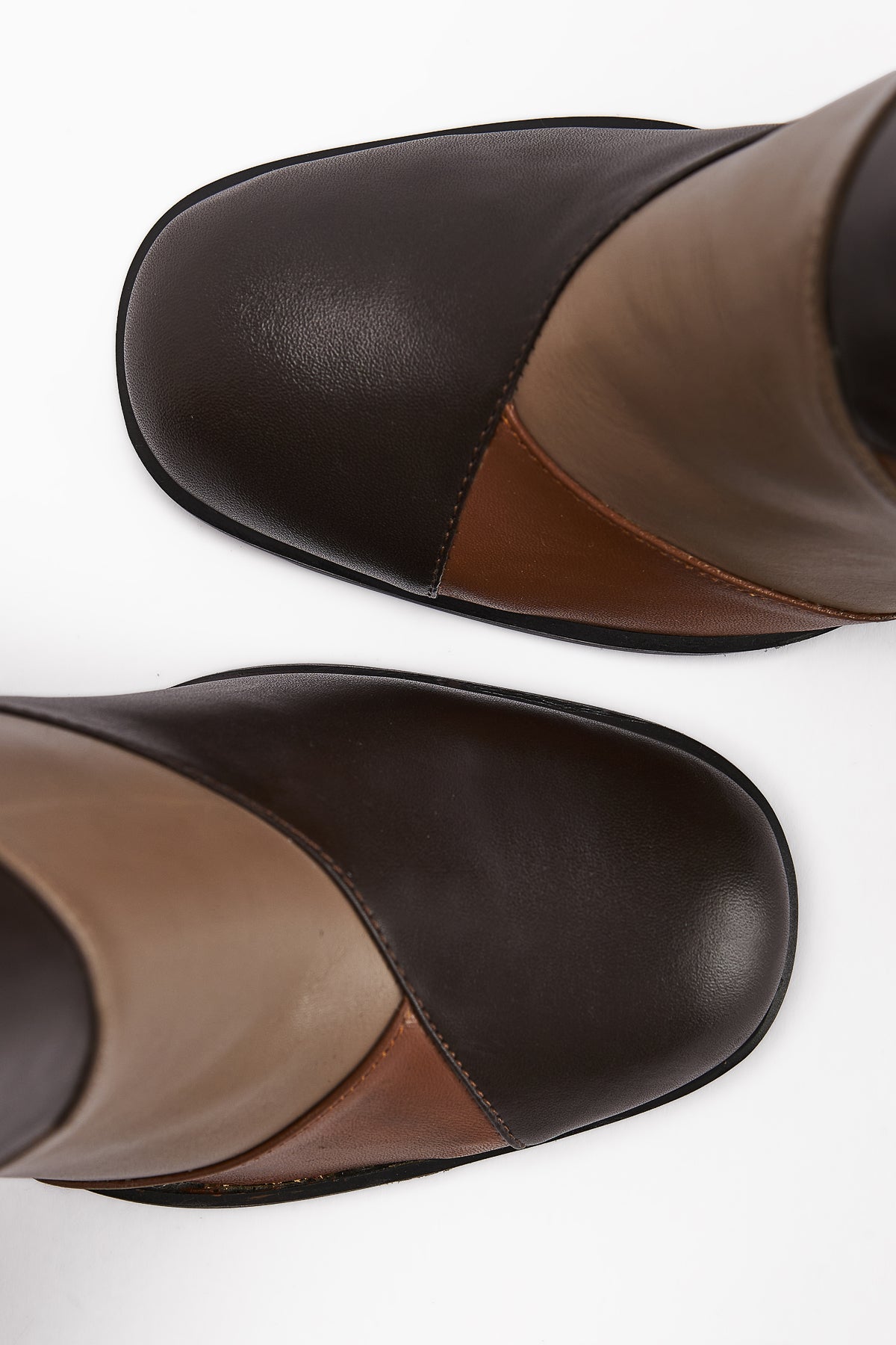 Ylwa Genuine Leather Brown Heeled Women's Boot