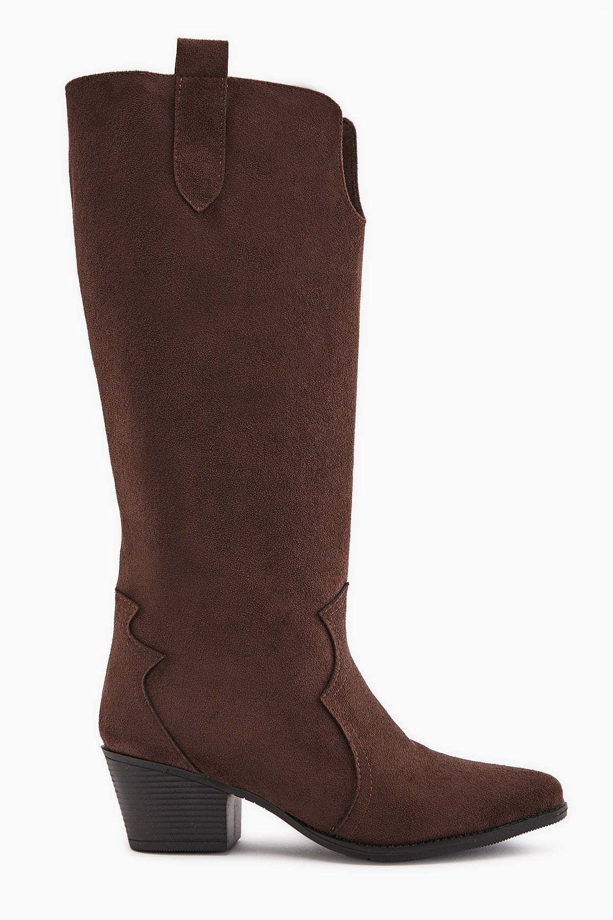 Frida Brown Suede Western Women's Boot