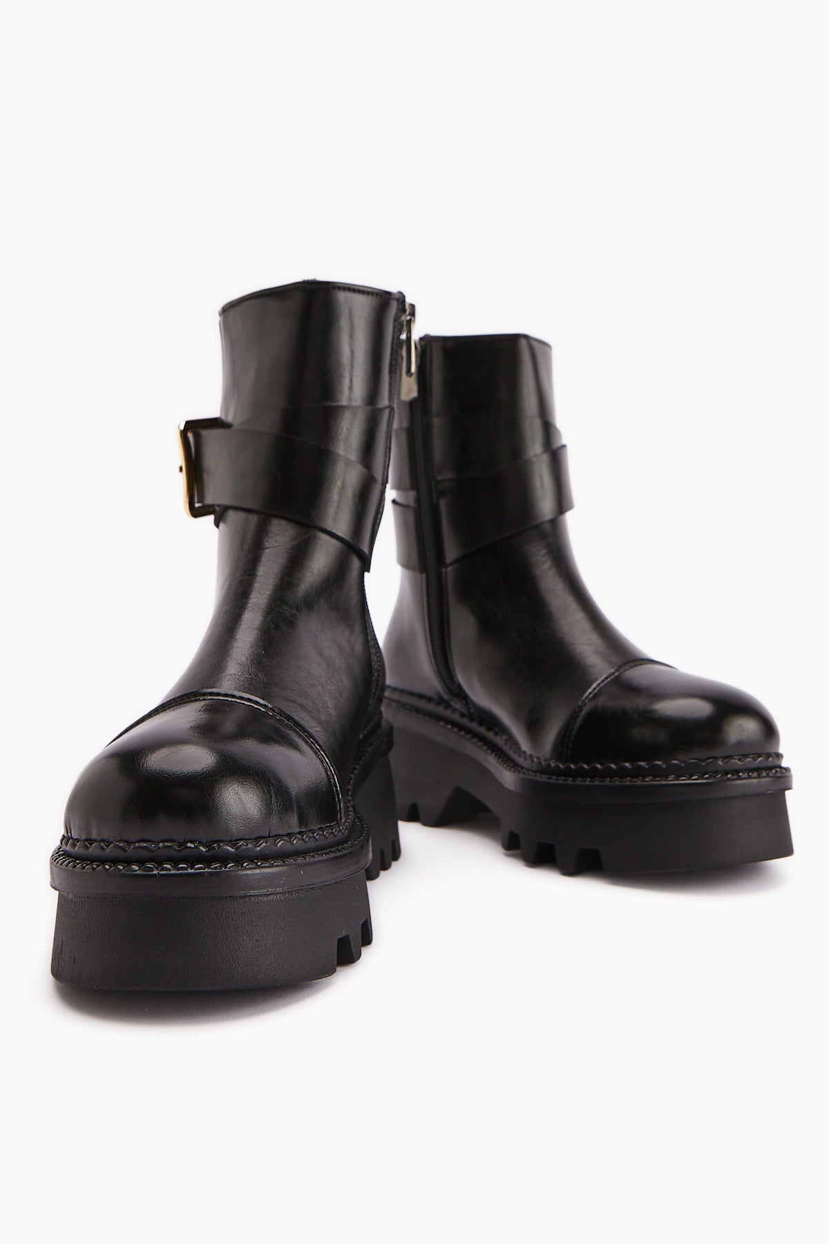 Cristin Black High Platform Women's Boot