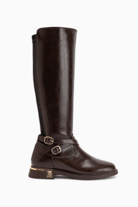 Janell Braun Gürtel Detail Damen Stiefel