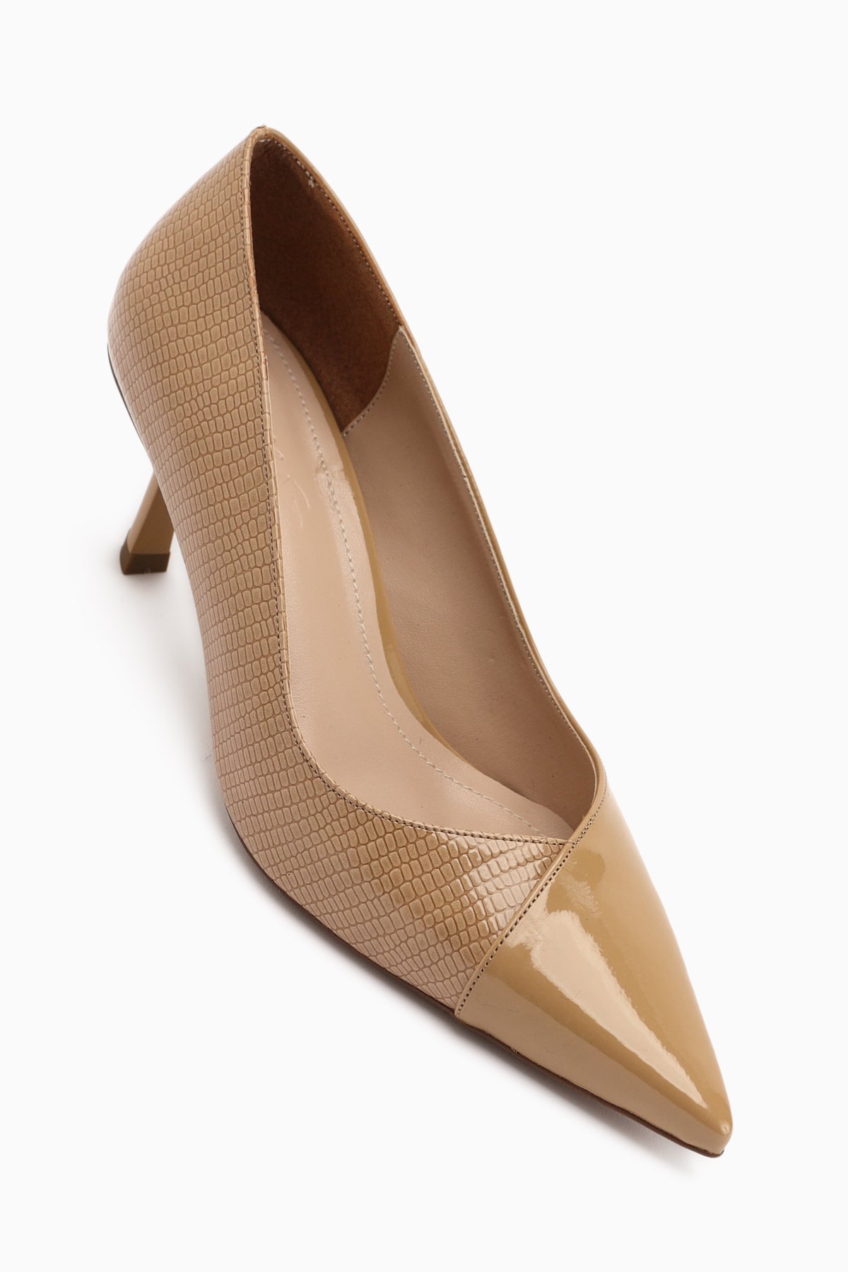 Elly Beige Women's Stiletto Shoes
