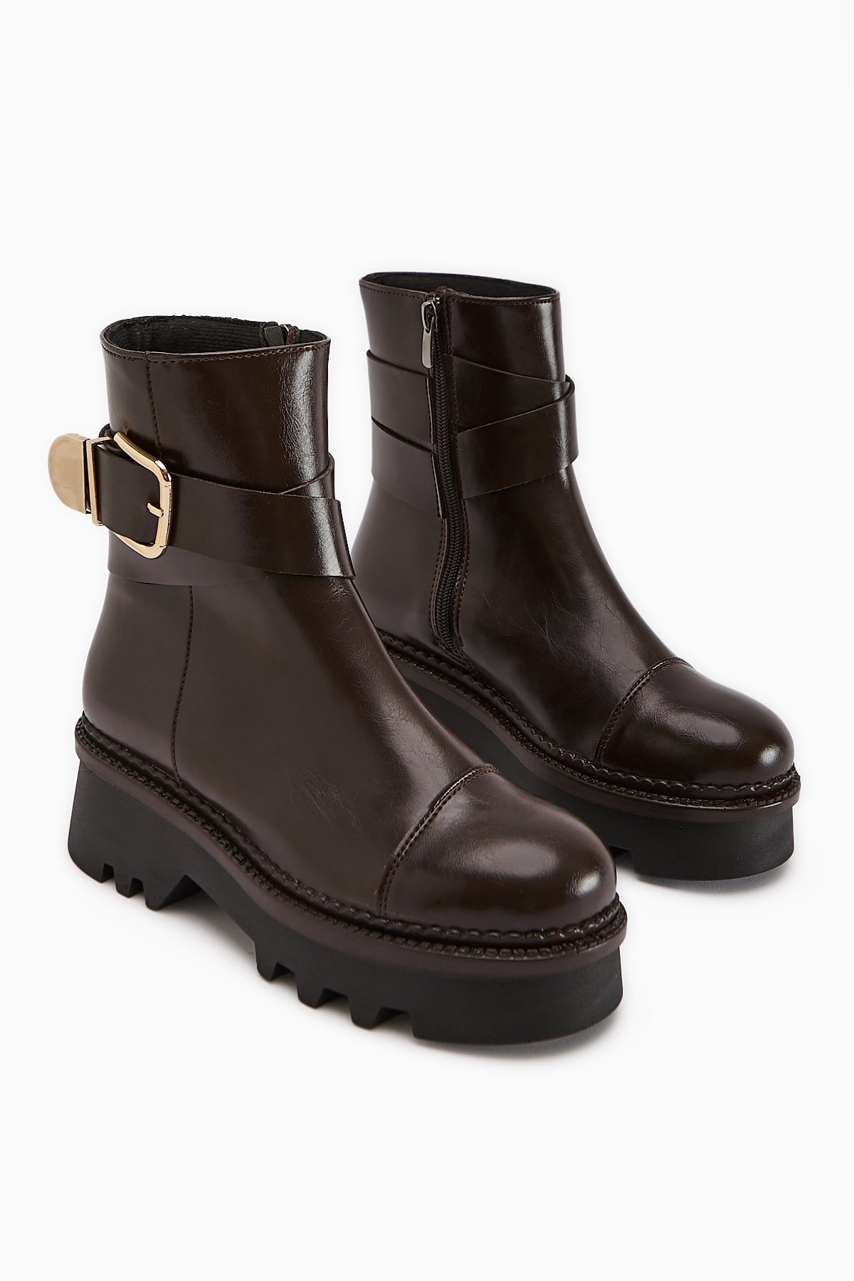 Cristin Coffee High Platform Women's Boot