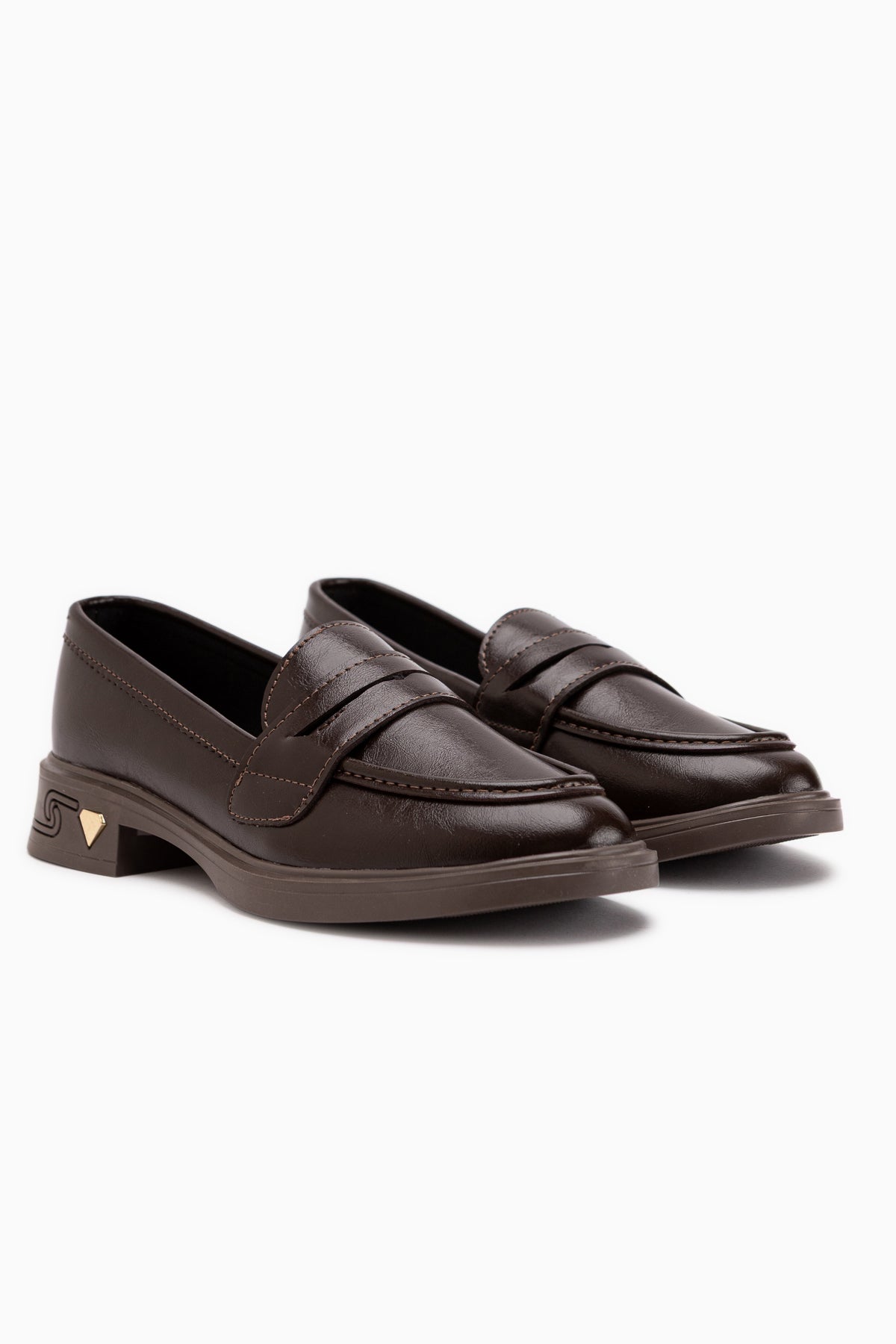 Ervina Braun Damen Loafer Alltagsschuhe