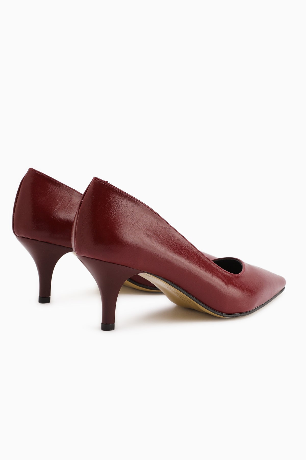 Flora Burgundy Stiletto Women's High Heel Shoes