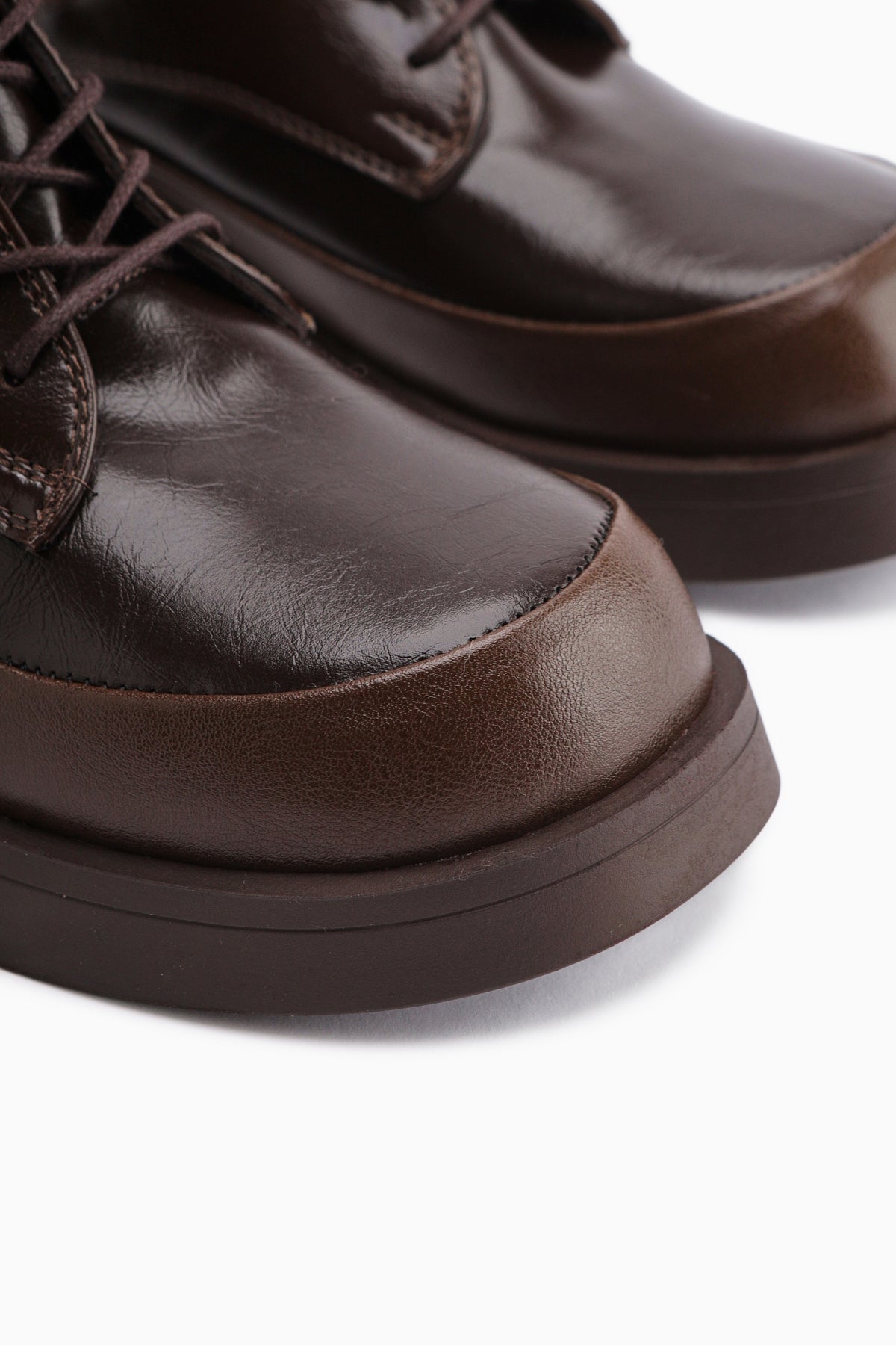 Luisa Coffee Lace-Up Women's Boot