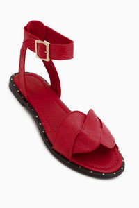 Juliette Genuine Leather Red Women’s Sandal