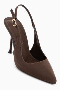Lili Braun Schlanke Absatz Damen Schuhe