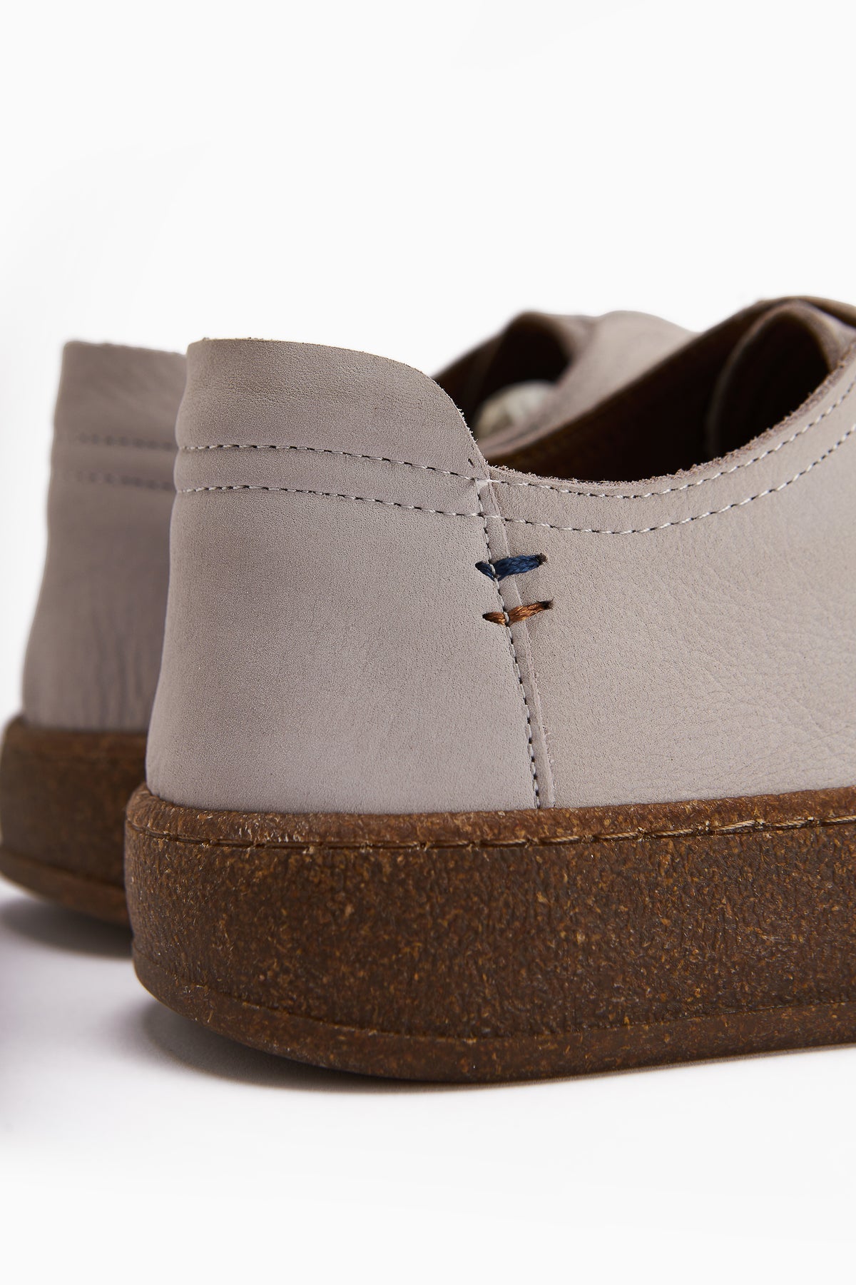 Judi Genuine Leather Gray Comfort Sole Women's Sneakers