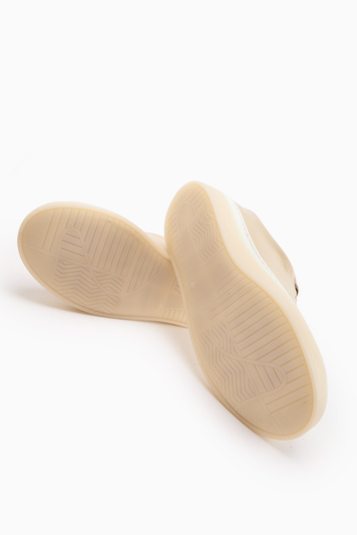 Lina Women's Genuine Leather Beige Sneakers