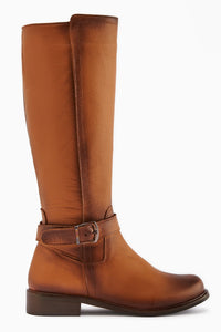 Marla Genuine Leather Taba Women's Boot