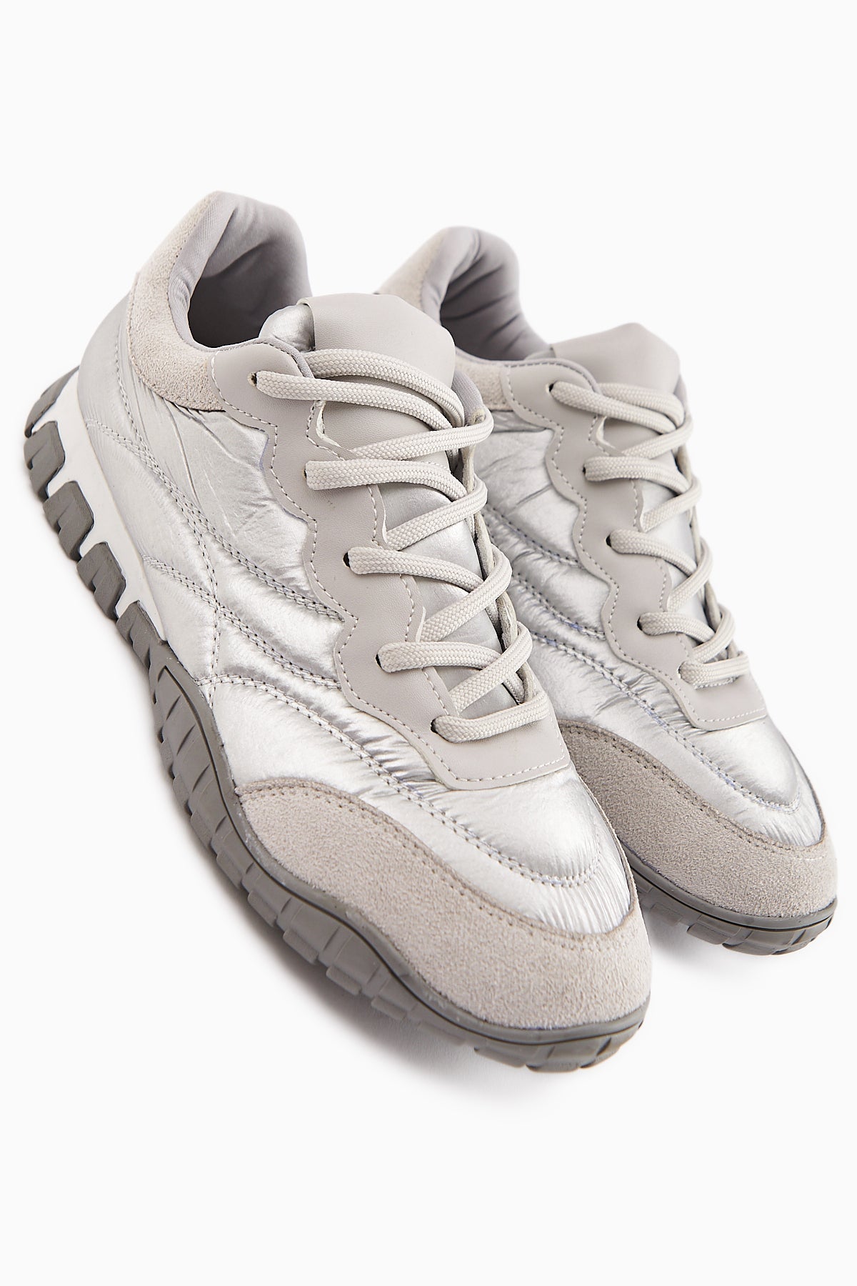 Leen Women's Grey Parachute Fabric Sneakers