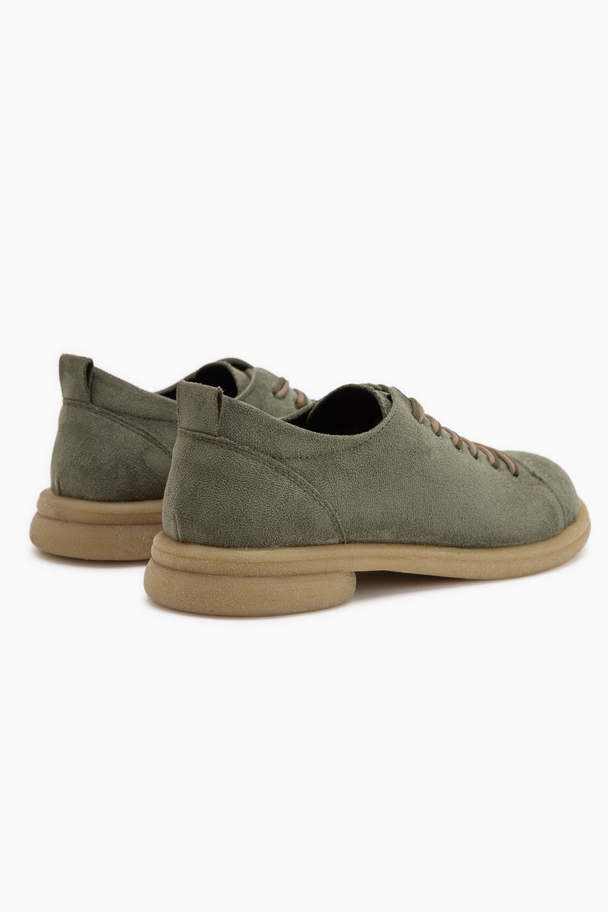 Estella Grüne Wildleder Schnürschuhe Damen