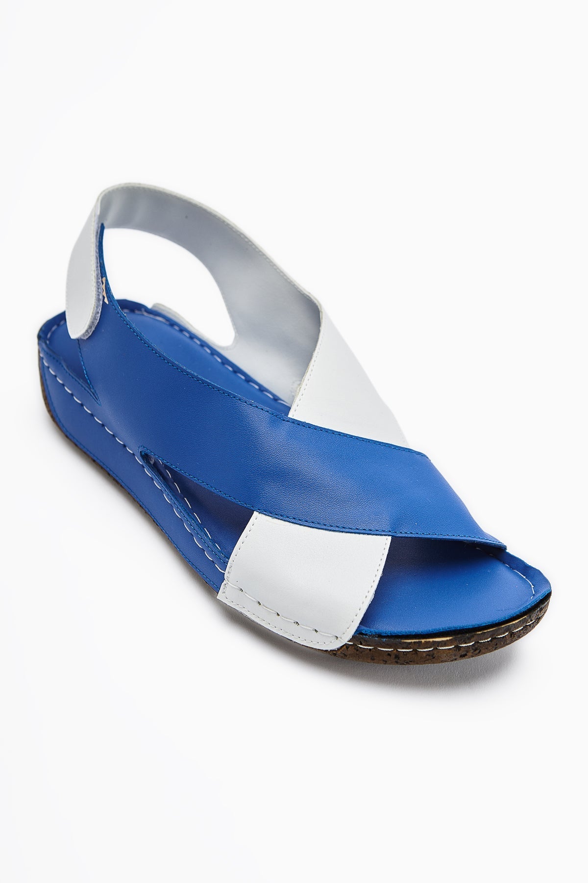 Margit Himmelblau Kreuzriemen Damen Komfort Sandalen