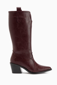 Frida Burgundy Western Women’s Boots