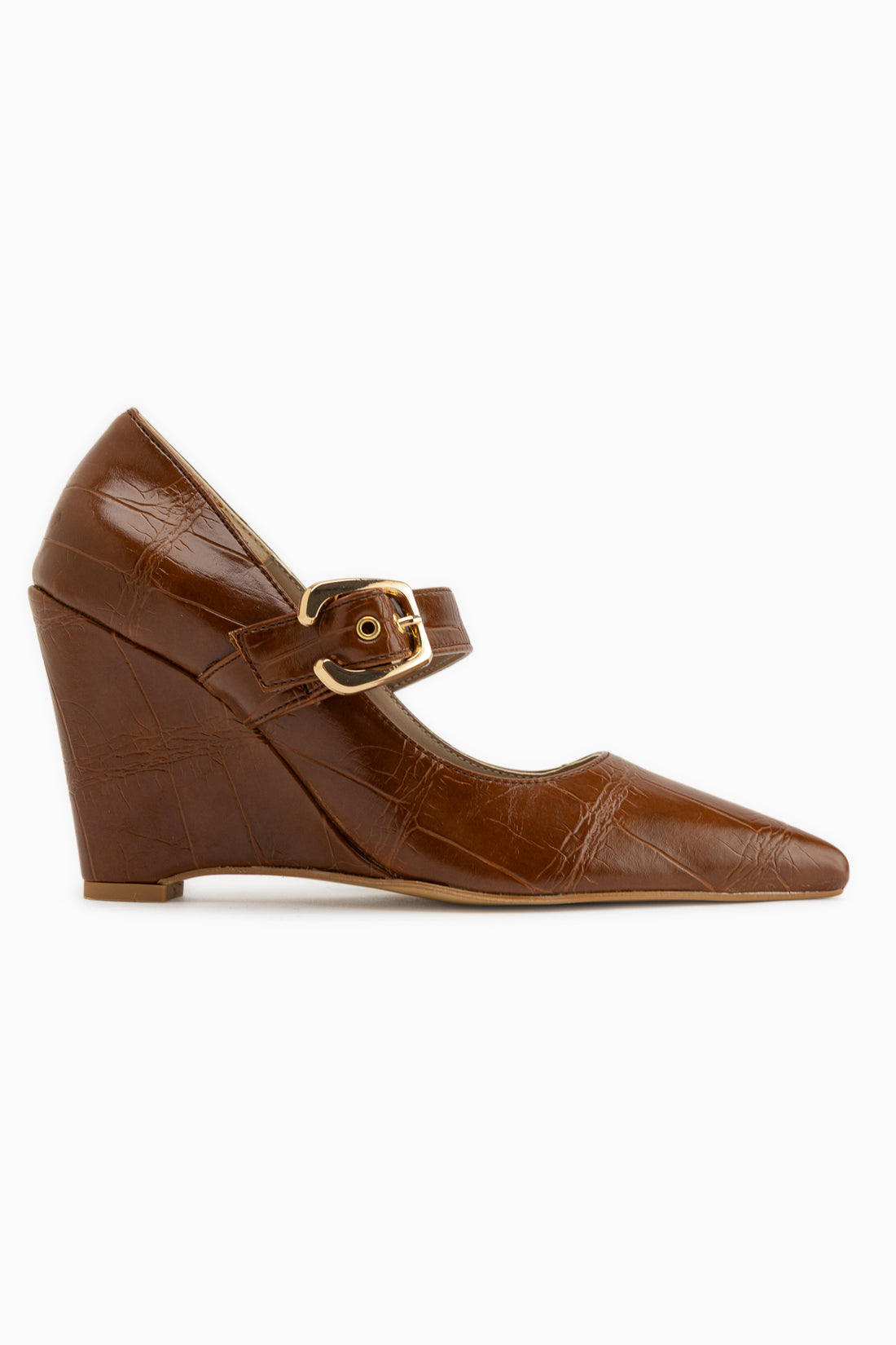 Jody Braun Schnalle Detail Spitz Zehe Damen Absatzschuhe