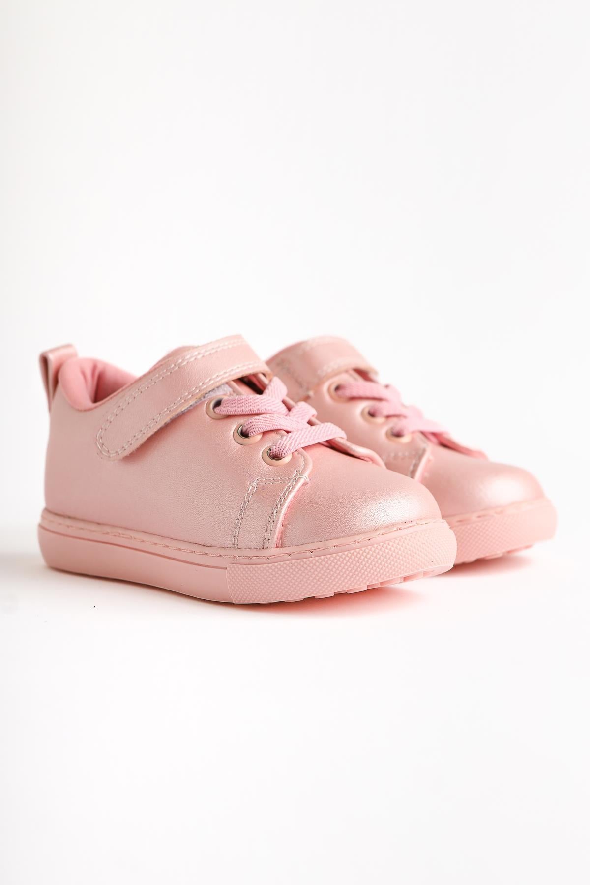 Daisy Pura Laced Velcro Detailed Baby Sneakers