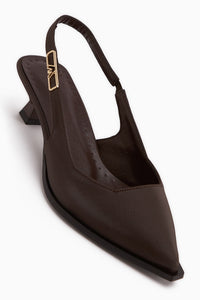 Gina Braun Kurzabsatz Damen Schuhe