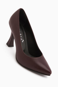Helen Echtes Leder Bordeaux Damen Absatzschuhe Stiletto