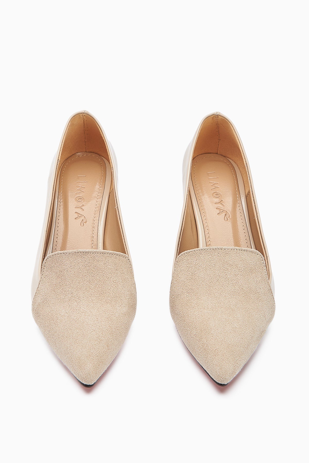 Gisela Lackleder mit Wildleder Detail High Heels für Frauen