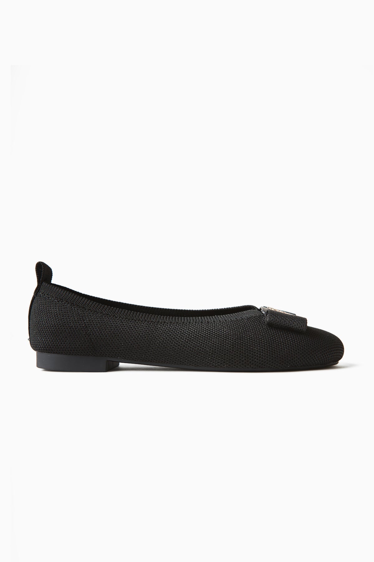 Bloop Schwarze Schleife Damen Ballett Flache Bequeme Tägliche Schuhe
