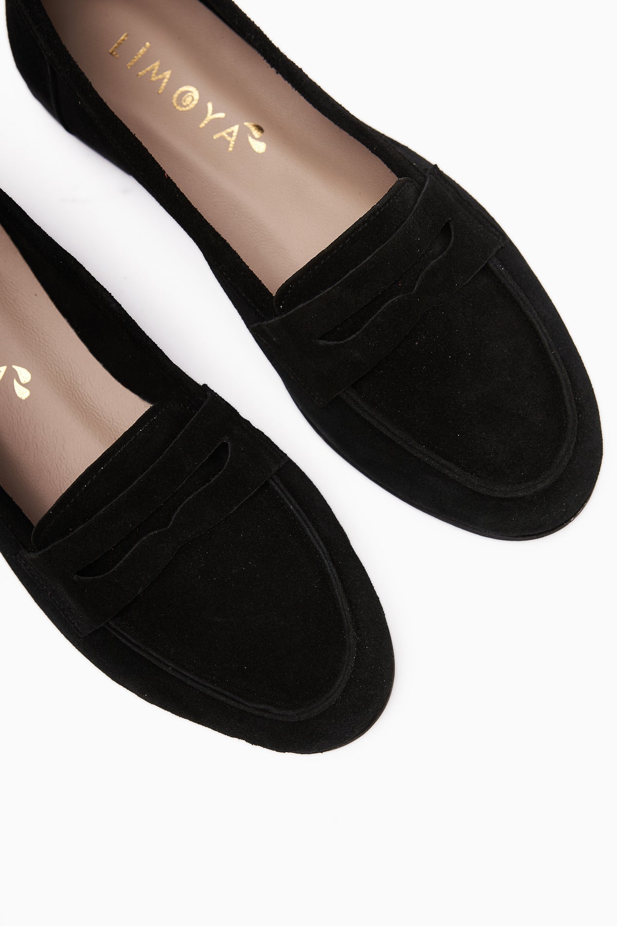 Solina Genuine Black Suede Leather Moccasin Shoe Casual Daily Loafer