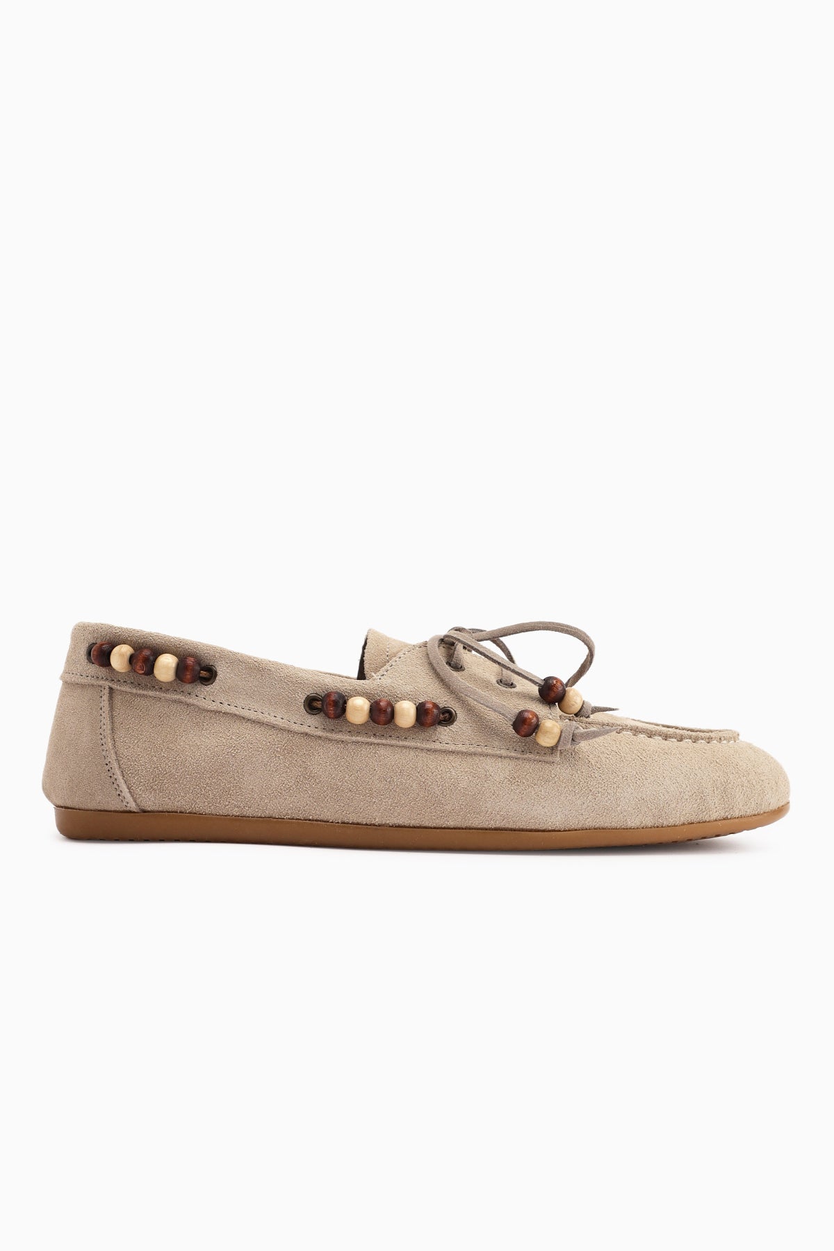 Liah – Beige Echtleder Loafer (Damen)