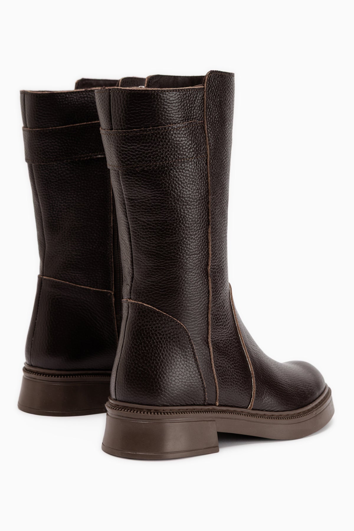 Leta Genuine Leather Brown Women’s Boots