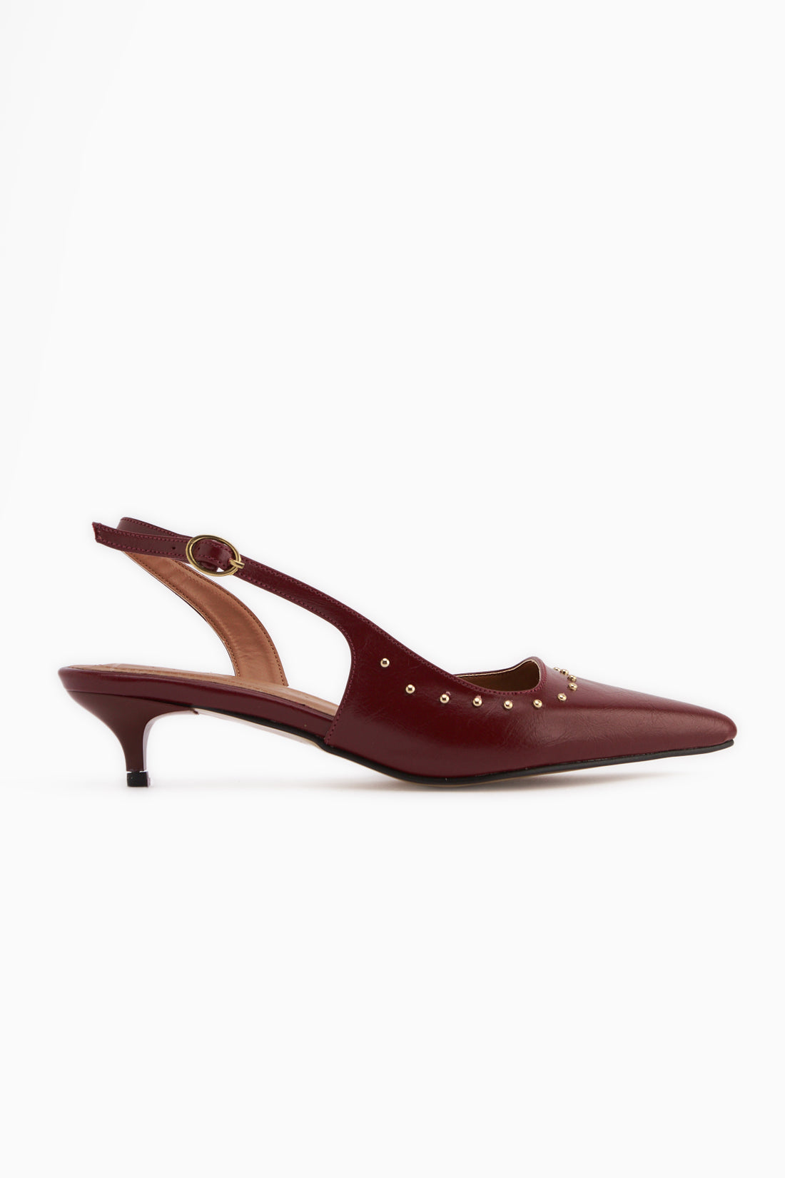 Marica Bordeaux Kurze Absatz Damen Schuhe