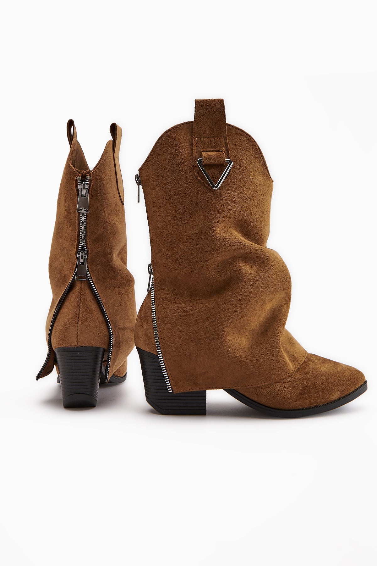 Peggy Taba Suede Women's High Heel Western Boot