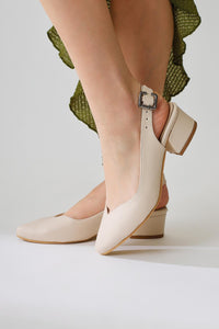 Henrietta Ten Pointed Toe Low Heel Sandals