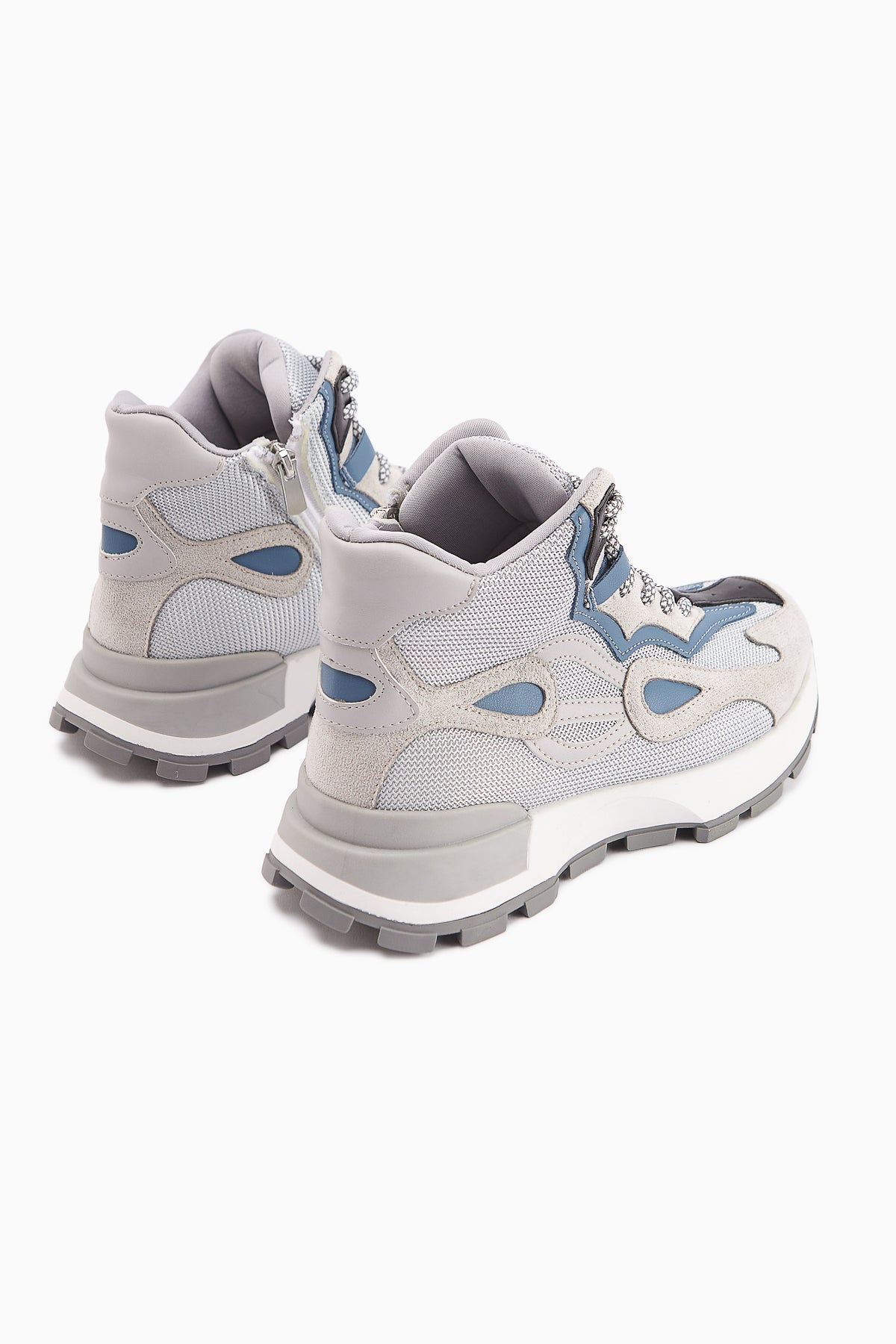 Emma Grey Suede Detailed Lace-up Women's Sport Boot