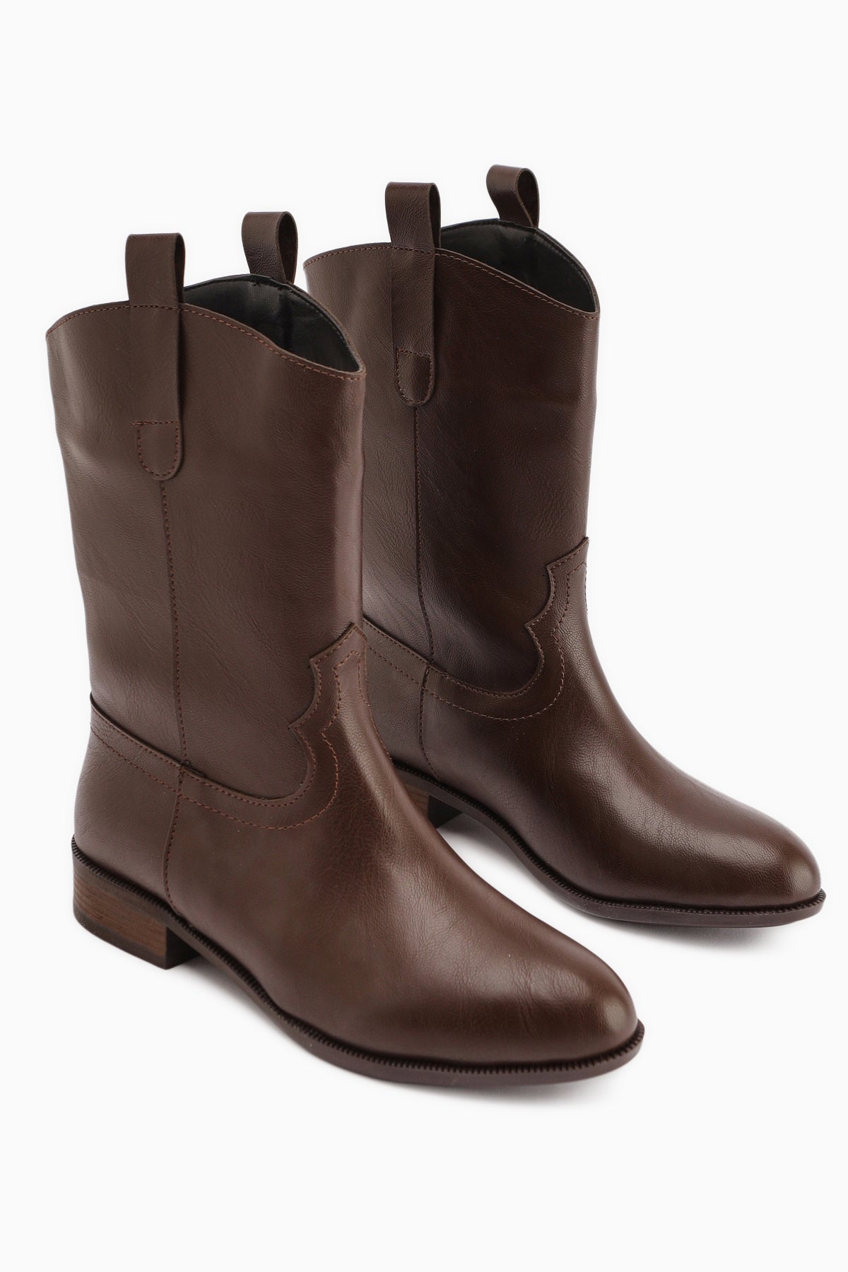 Liza Coffee Pull-On Women's Boot