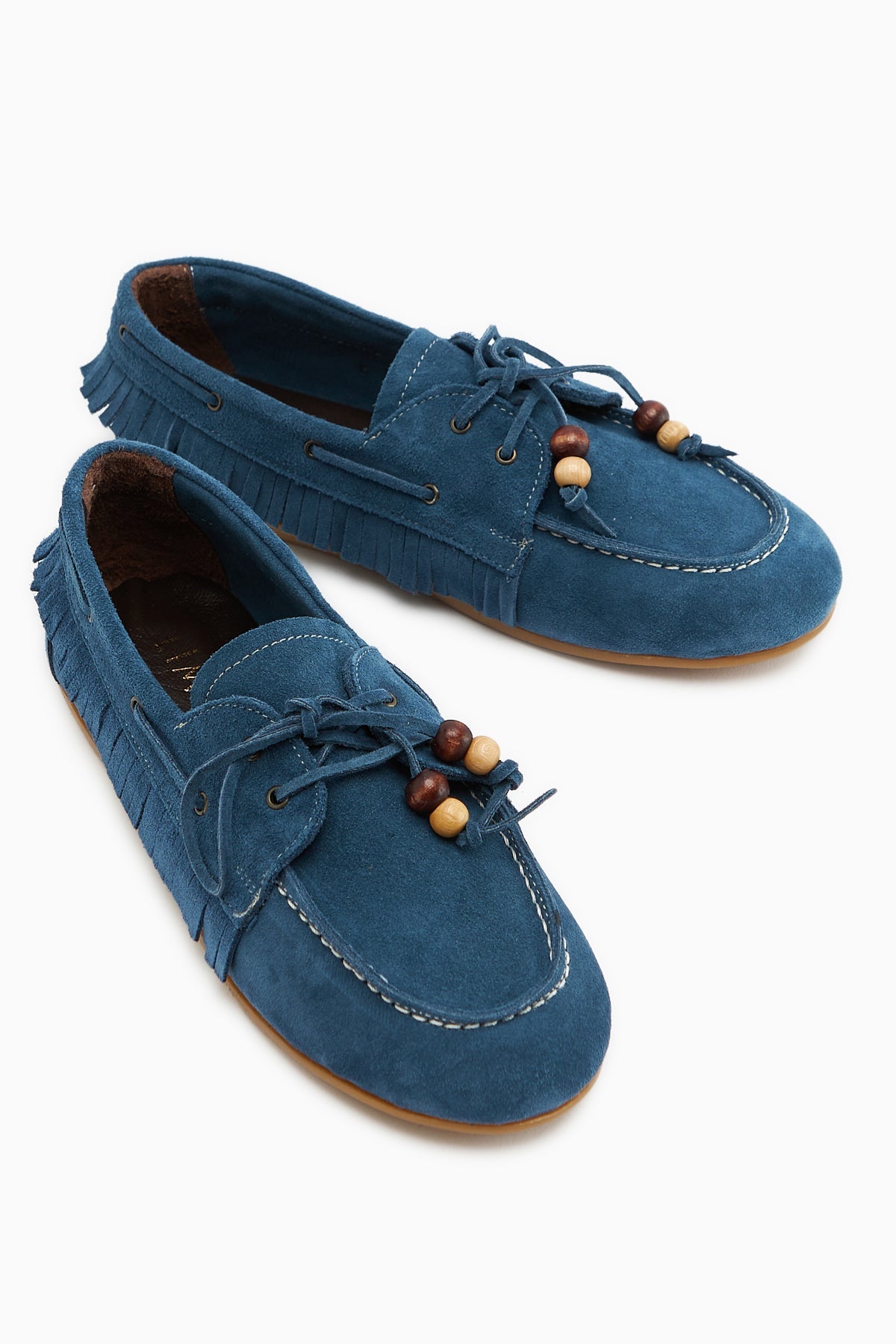 Rania – Denimblau Echtleder Loafer (Damen)