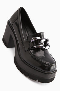 Chanpen Schwarze Schnalle Detail Damen Freizeitschuhe