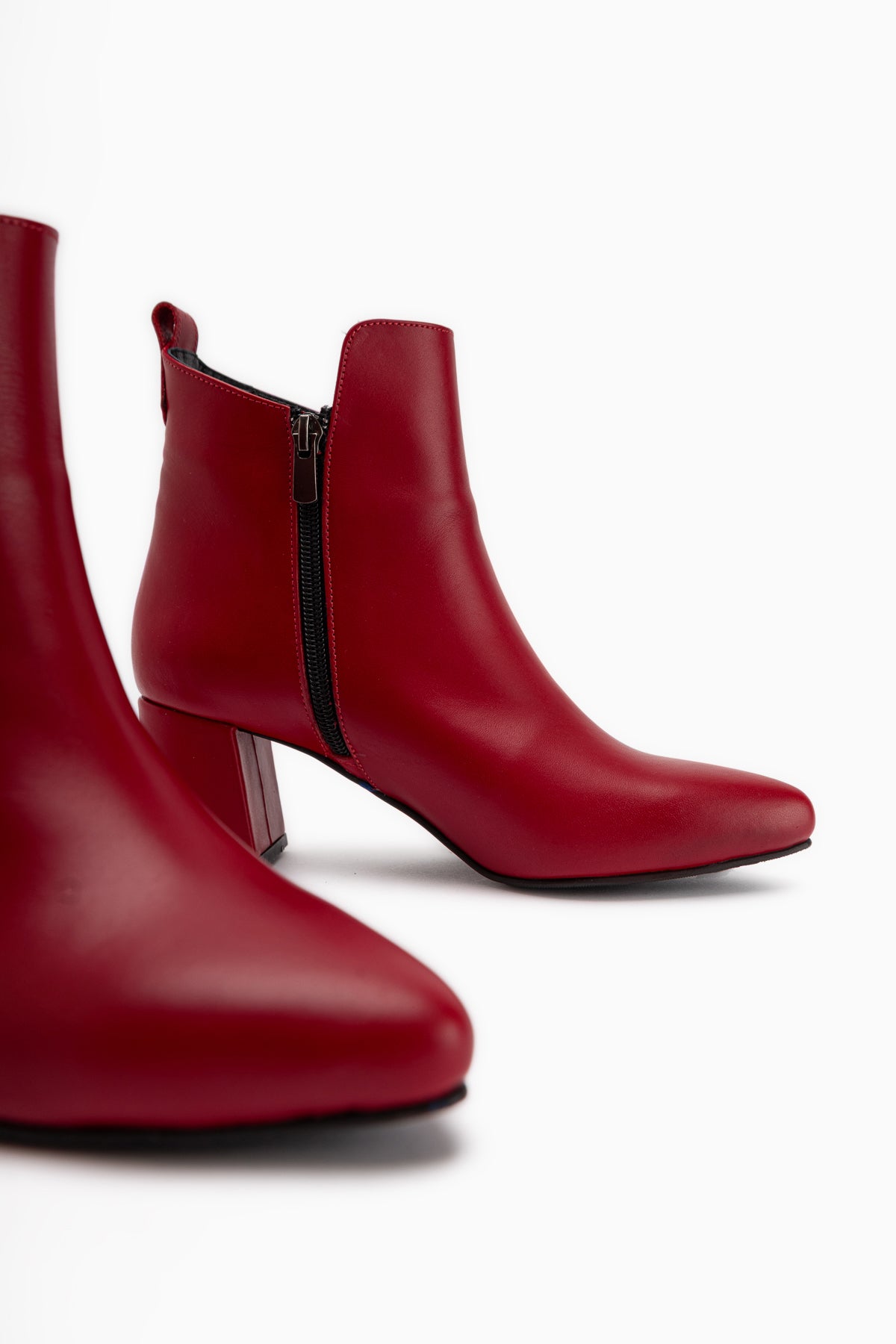 Julia Echtes Leder Braun Absatz Damen Stiefel