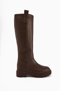Dayna Braun Dicke Sohle Stiefel