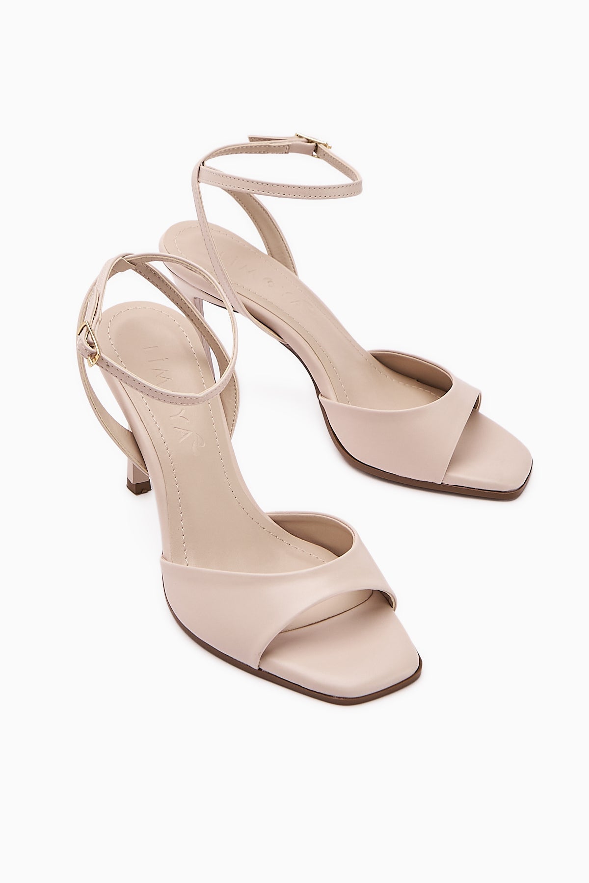 Nova Women's Nude Ankle-Strap Stiletto Shoes
