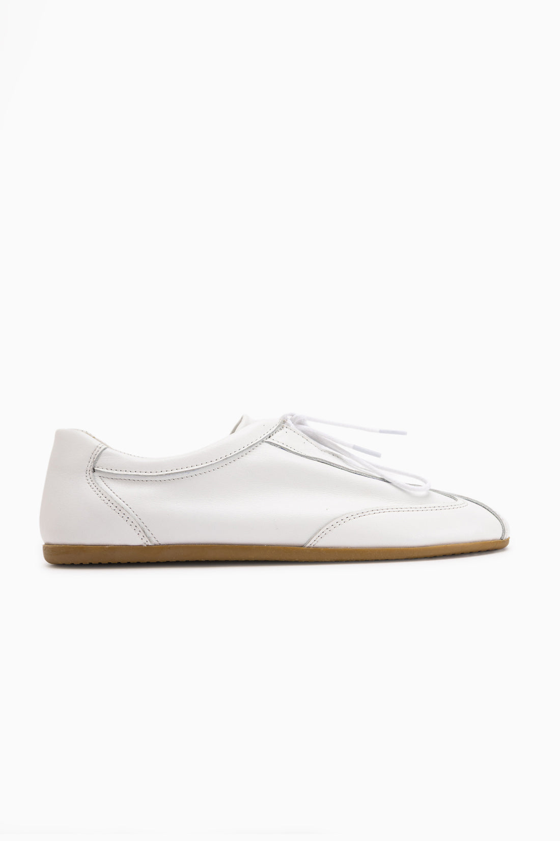 Berry Echtes Leder Weiß Schnürschuhe Damen