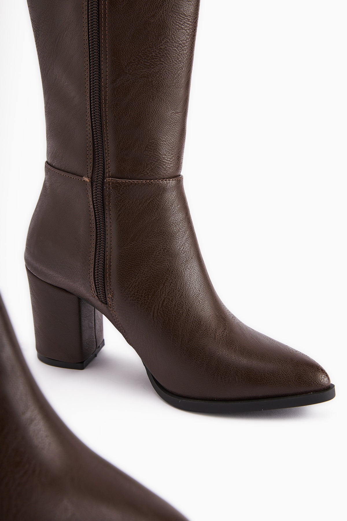 Deniza Coffee Heeled Women's Boot