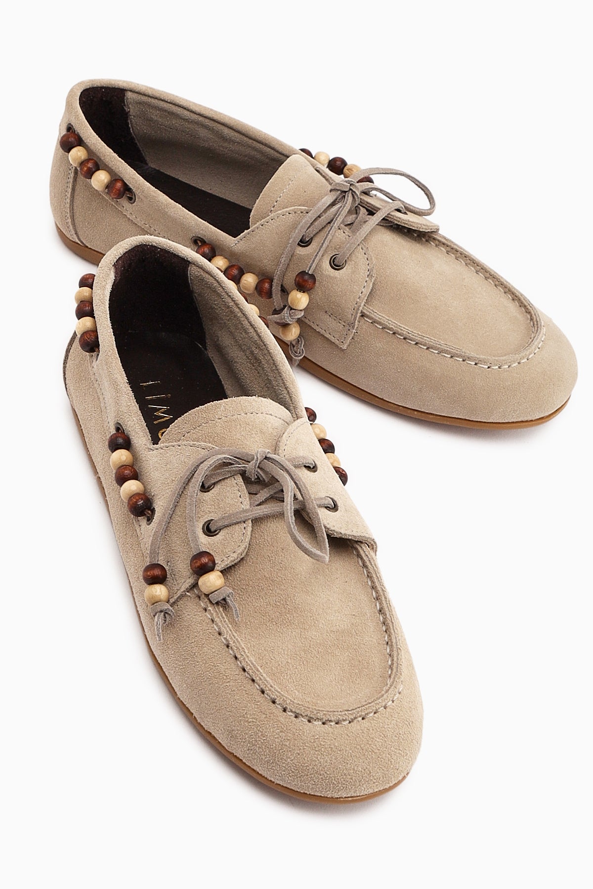 Liah – Beige Echtleder Loafer (Damen)