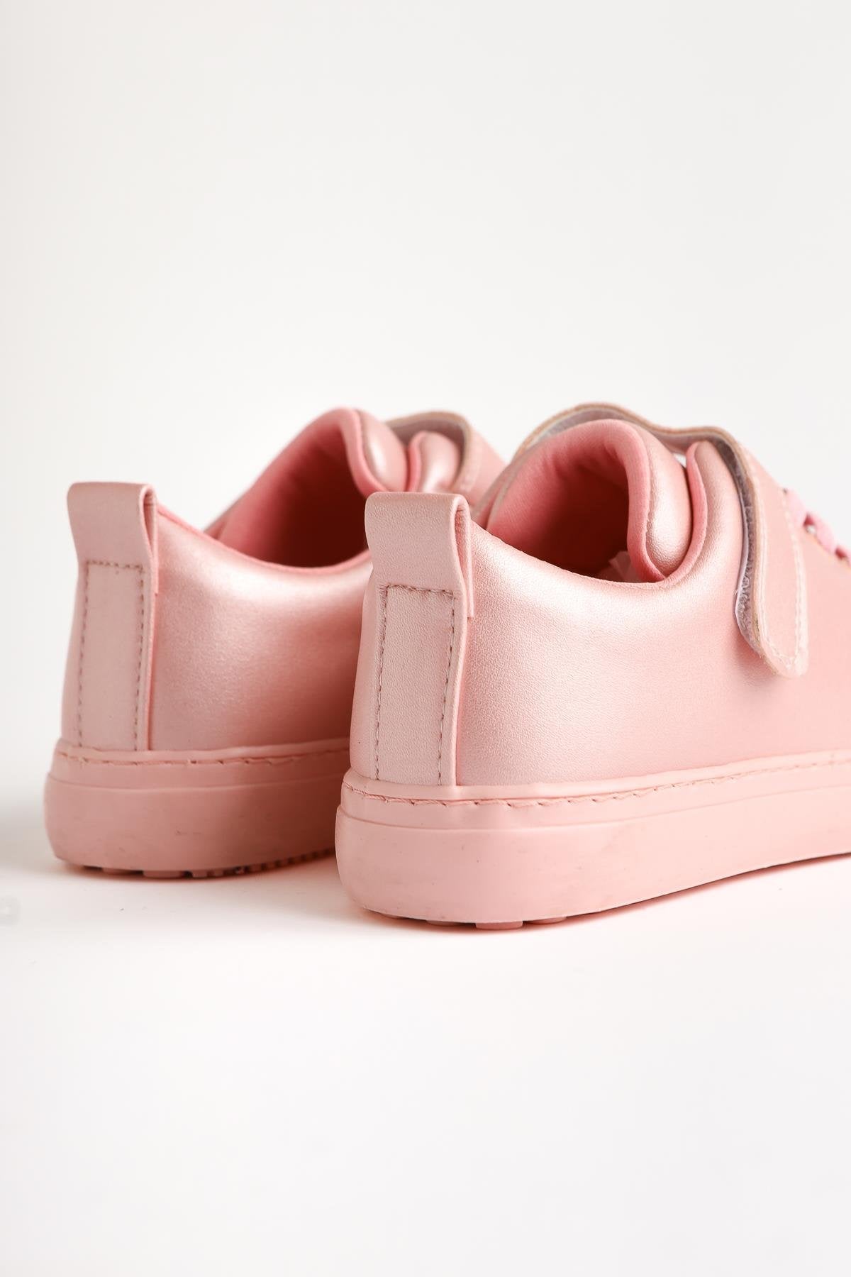 Eve Pulver Schnür-Sneakers mit Klettverschluss-Detail für Kinder