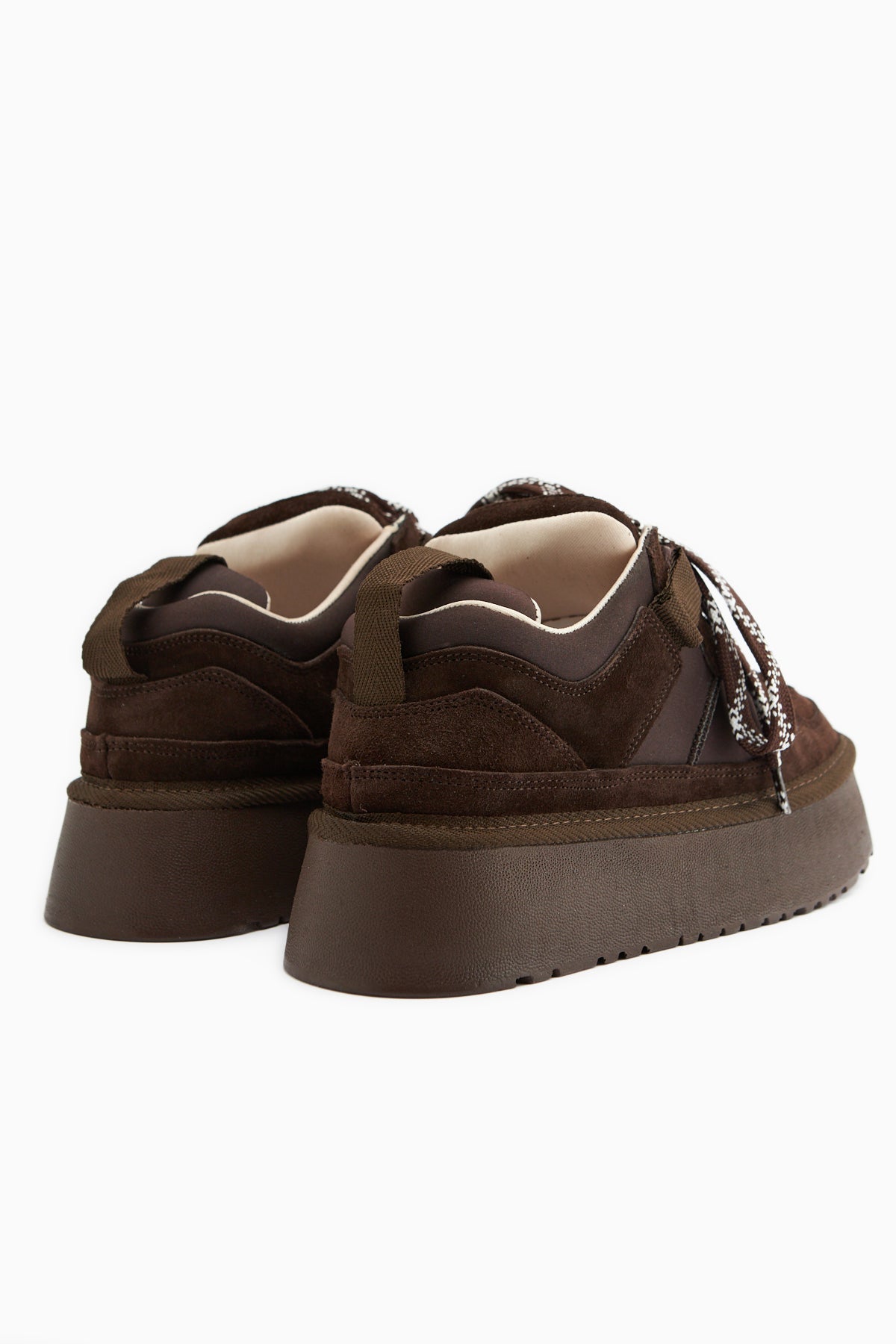 Rita – Braun Velours Sneaker mit Plateau (Damen)