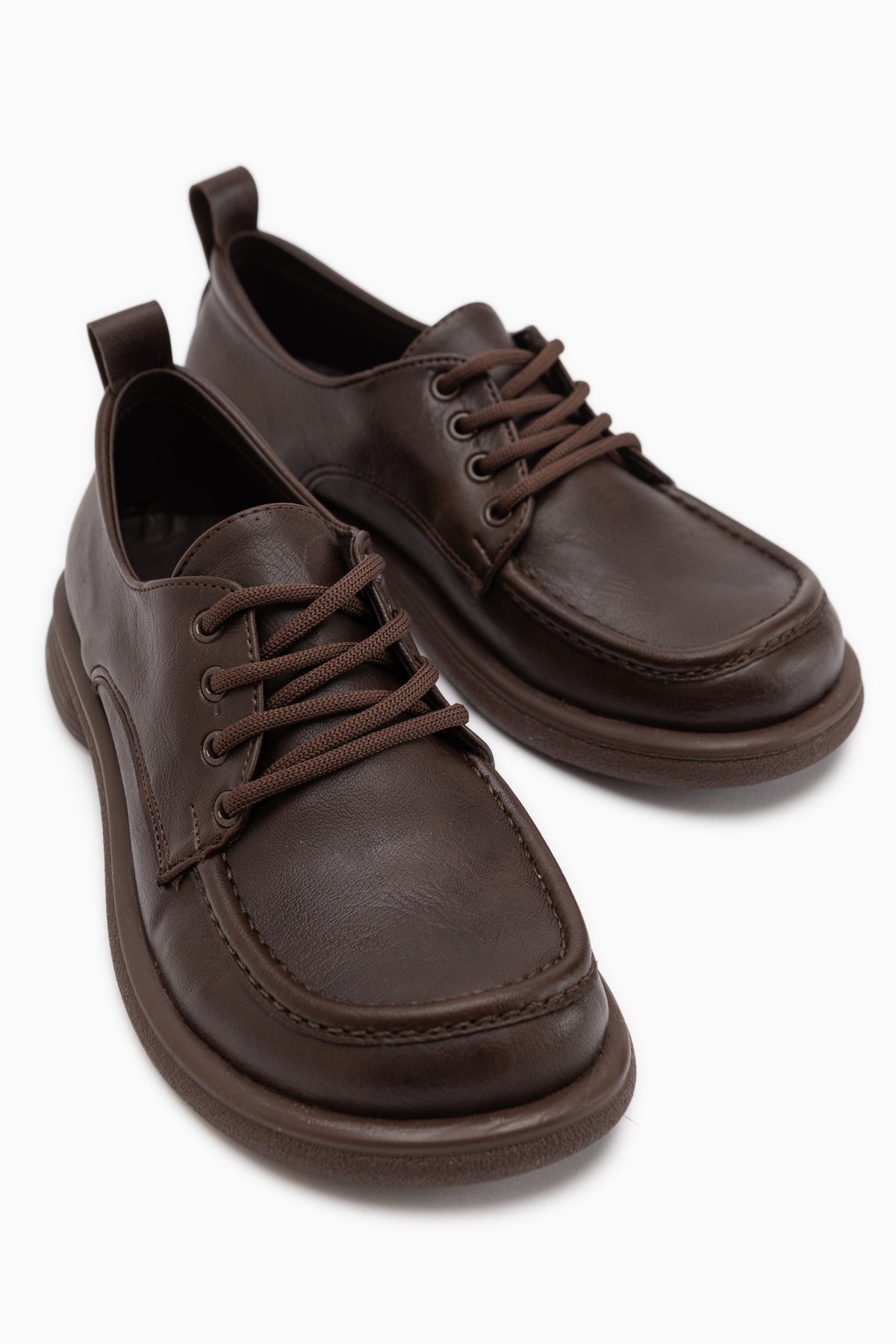 Ria Braun Dicke Sohle Schnürer Damen Loafer Schuhe