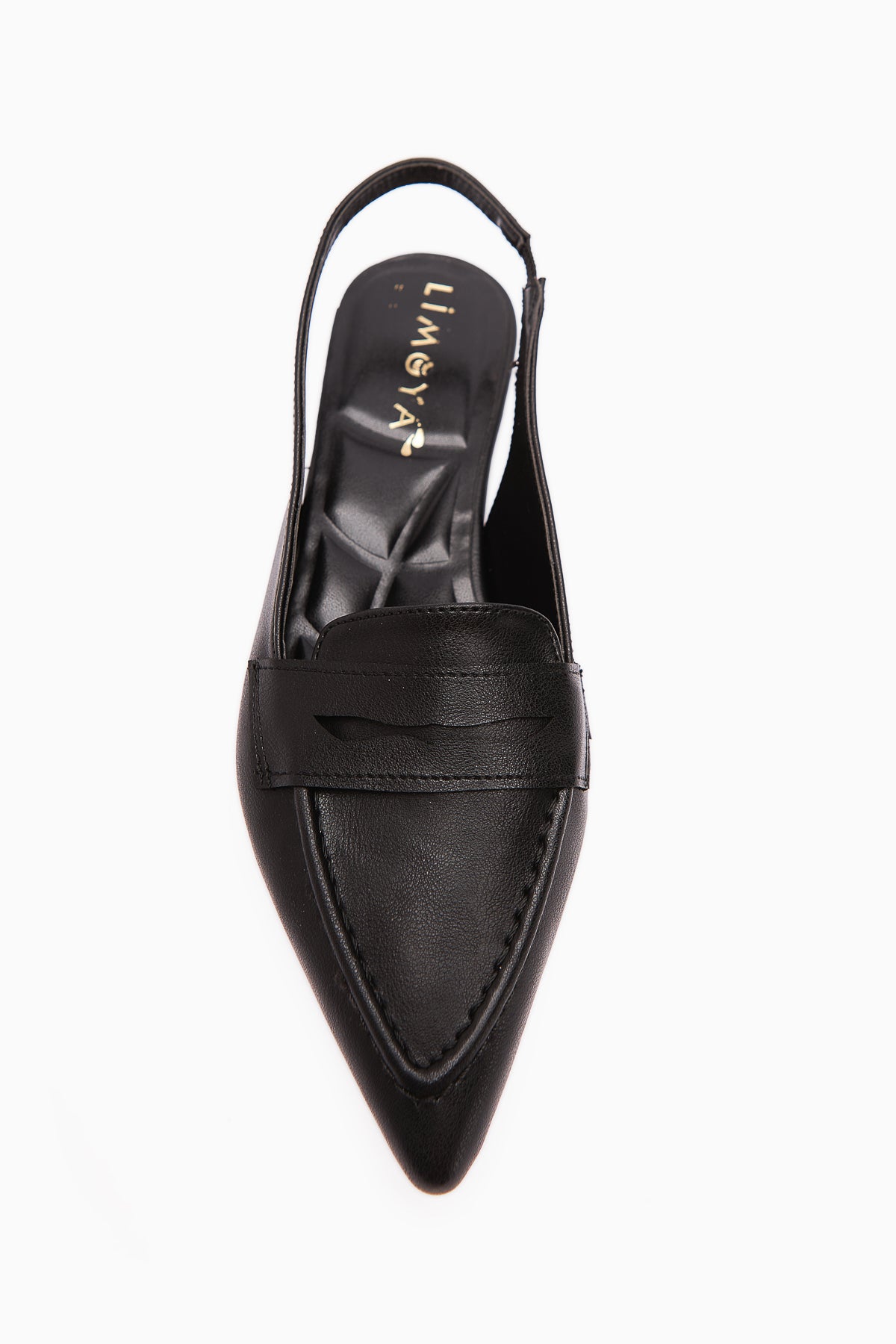 Busra Black Pointed Toe Women's Sandals