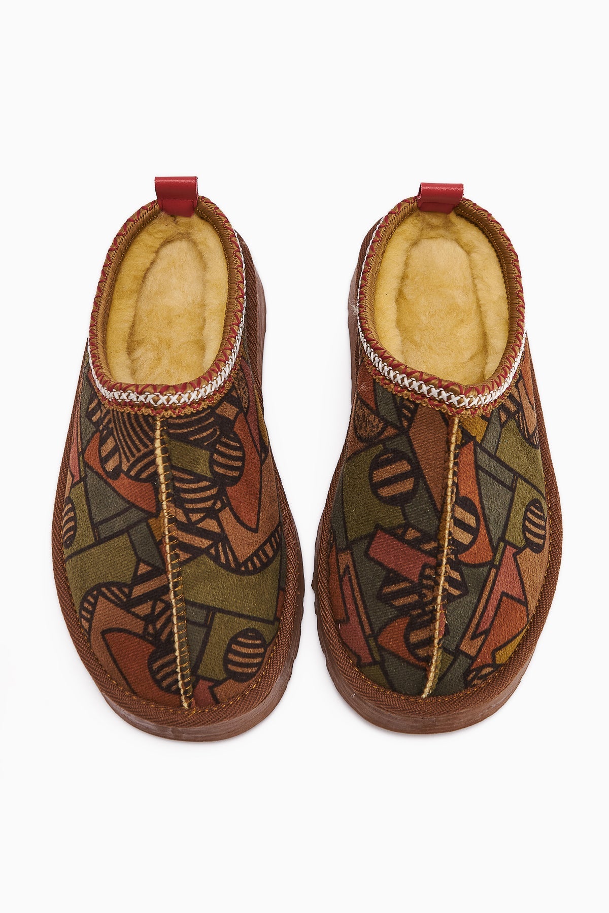 Anne-Liis Patterned Woven Detail Winter Slipper