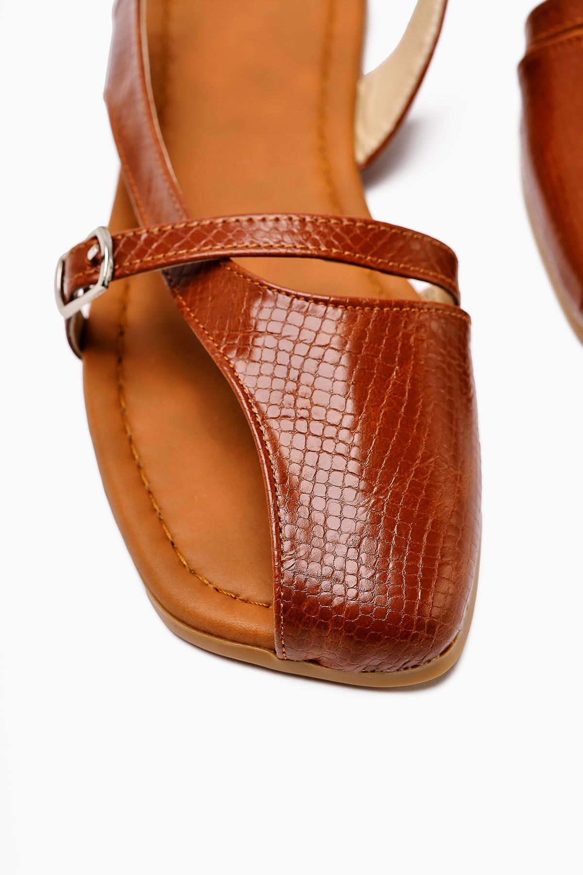 Almina Taba Gürtel-Detail Damen Sandale