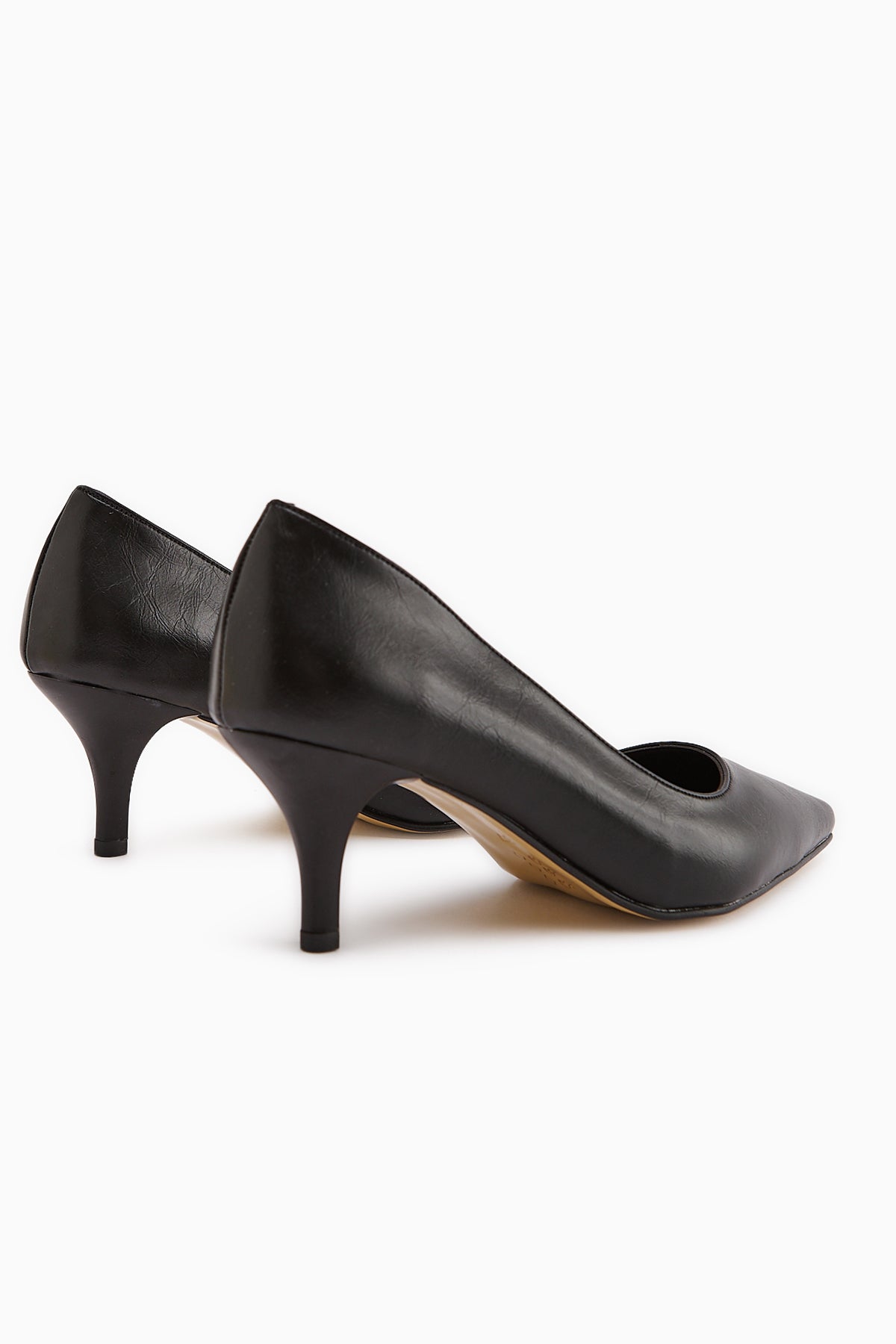 Flora Women's Black Stiletto High Heel Shoe